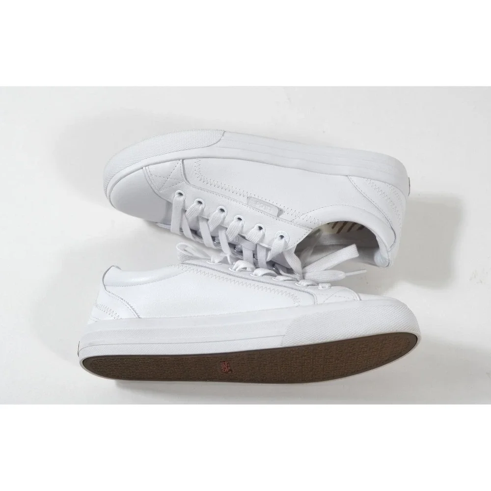 Taos Sneakers Womens 8 White Plim Soul Lux PLX-13994A Leather Low Top Shoes